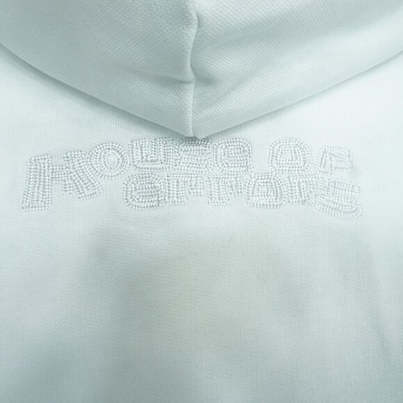 House of Errors White Tailor Thread House Of Errors Eye Embroidered Hoodie - Picture 8 of 11